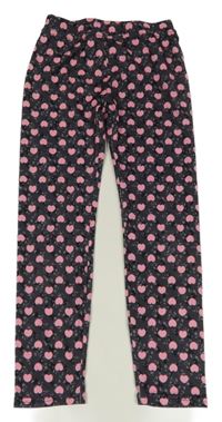 Sivo-ružové vzorované legíny so srdiečkami Topolino