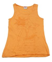 Oranžový top s kočičkou Yigga