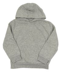 Sivá melírovaná mikina s kapucňou Primark