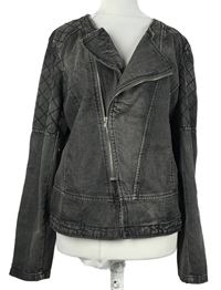 Dámský šedý riflový křivák Denim 