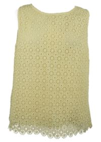 Dámska žltá čipková blúzka Laura Ashley