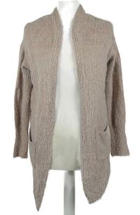 Dámsky staroružový chlpatý svetrový cardigán zn. Atmosphere