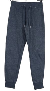 Dámské tmavomodré cuff tepláky Primark 