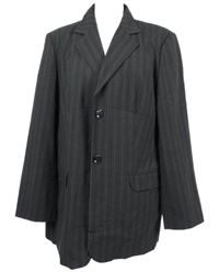 Dámské tmavošedé proužkované sako Ulla Popken 