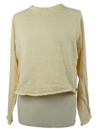 Dámská smetanová crop mikina M&S