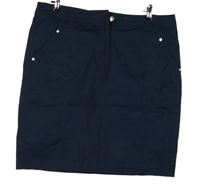 Dámská tmavomodrá plátěná sukně Bonprix 