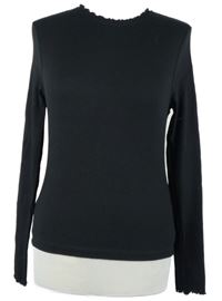 Dámské černé žebrované triko New Look 