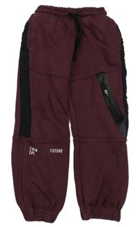 Mahagonovo-černé tepláky George