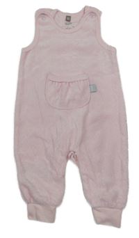 Svetloružové zamatové na traké nohavice