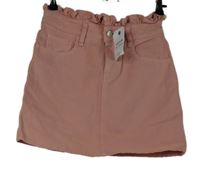 Nové - Dámska svetloružová rifľová sukňa s volánikmi Miss Selfridge