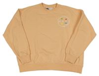 Marhuľová mikina s nápisom Zara