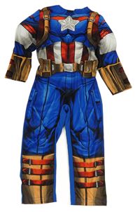 Kostým - Modro-červeno-bílý overal s hvězdou - Captai America Marvel
