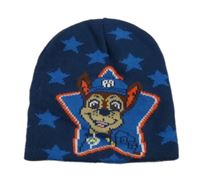 Tmavomodrá čepice s hvězdami - Tlapková patrolan
