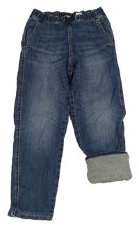 Modré podšité jogger rifle H&M