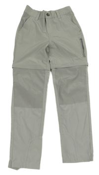 Šedé outdoorové kalhoty 