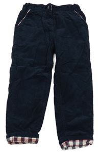 Tmavomodré menšestrové nohavice Cadet Russelle