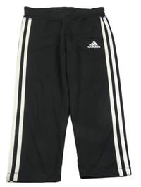 Černé spotovní capri tepláky Adidas