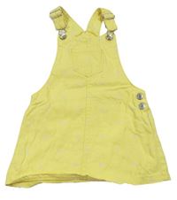 Žlté bodkované rifľové na traké šaty F&F