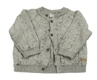 Sivý vzorovaný prepínaci sveter Chicco