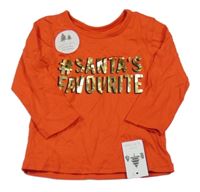 Nové - Červené triko s nápisem George 