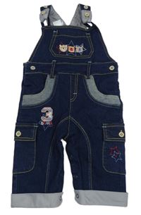 Tmavomodré laclové rifle s medvídky Cheeky Chimp