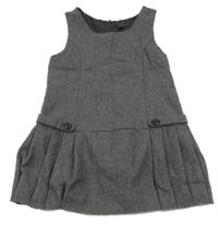 Šedé vlněné šaty Zara