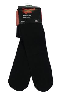 Nové - Černé silonové punčocháče Dunnes