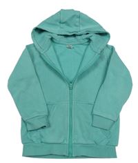 Mátová propínací mikina s kapucí Next