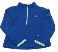 Tmavomodrá funkčná fleecová mikina s logom Trespass