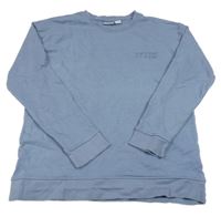 Modrá mikina s nápisom Pepperts