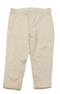 Svetloružová -biele pruhované tepláky Carter´s