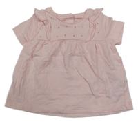 Světlerůžová tunika s volánky F&F