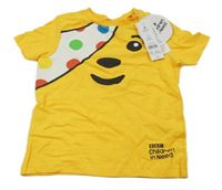 Nové - Žlté tričko s Pudsey George
