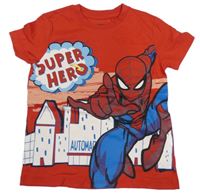 Červené tričko so Spider-manem Sinsay