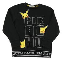 Čierna mikina s Pikachu Next