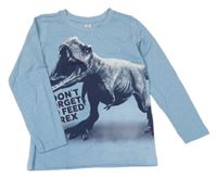 Svetlomodré tričko s dinosaurom Dopodopo