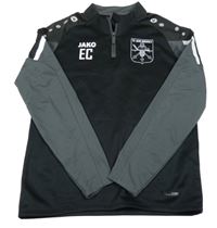 Čierno-tmavosivá thermo mikina s logom a znakom JAKO