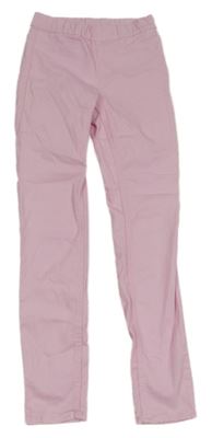 Světlerůžové riflové džegíny H&M