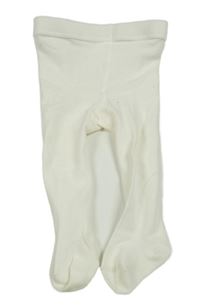 Bílé punčocháče C&A