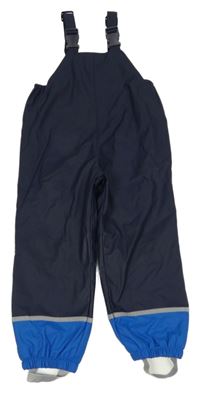 Tmavomodro-cobaltovoě modré nepromokavé na traké podšité nohavice X-MAIL