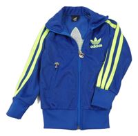Safírovo-žltá prepínaci športová mikina Adidas