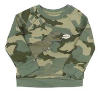 Army mikina s dinosaurom Primark