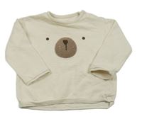 Svetlobéžová ľahká mikina s medvěďom George