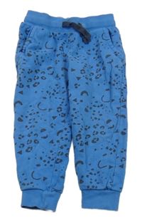 Modré vzorované tepláky Mothercare