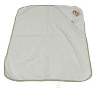 Bílá froté osuška s kapucí s medvědem Lily & Dan