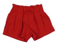 Červené kraťasy s mašlou