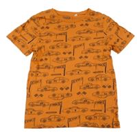 Tehlové tričko s autami C&A