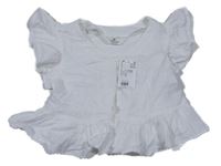 Nové - Bílá crop halenka H&M