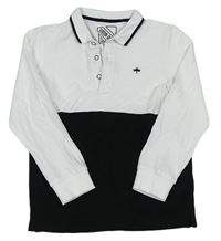 Bielo-čierne polo tričko Urban