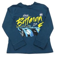 Petrolejové pyžamové tričko s Batmanem George